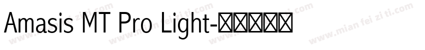 Amasis MT Pro Light字体转换
